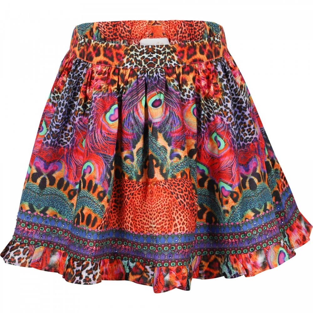 Kids frill mini skirt 12-14 Xanadu rising
